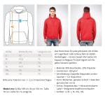 Zip-Hoodie mit Brust-Stick – Bild 4