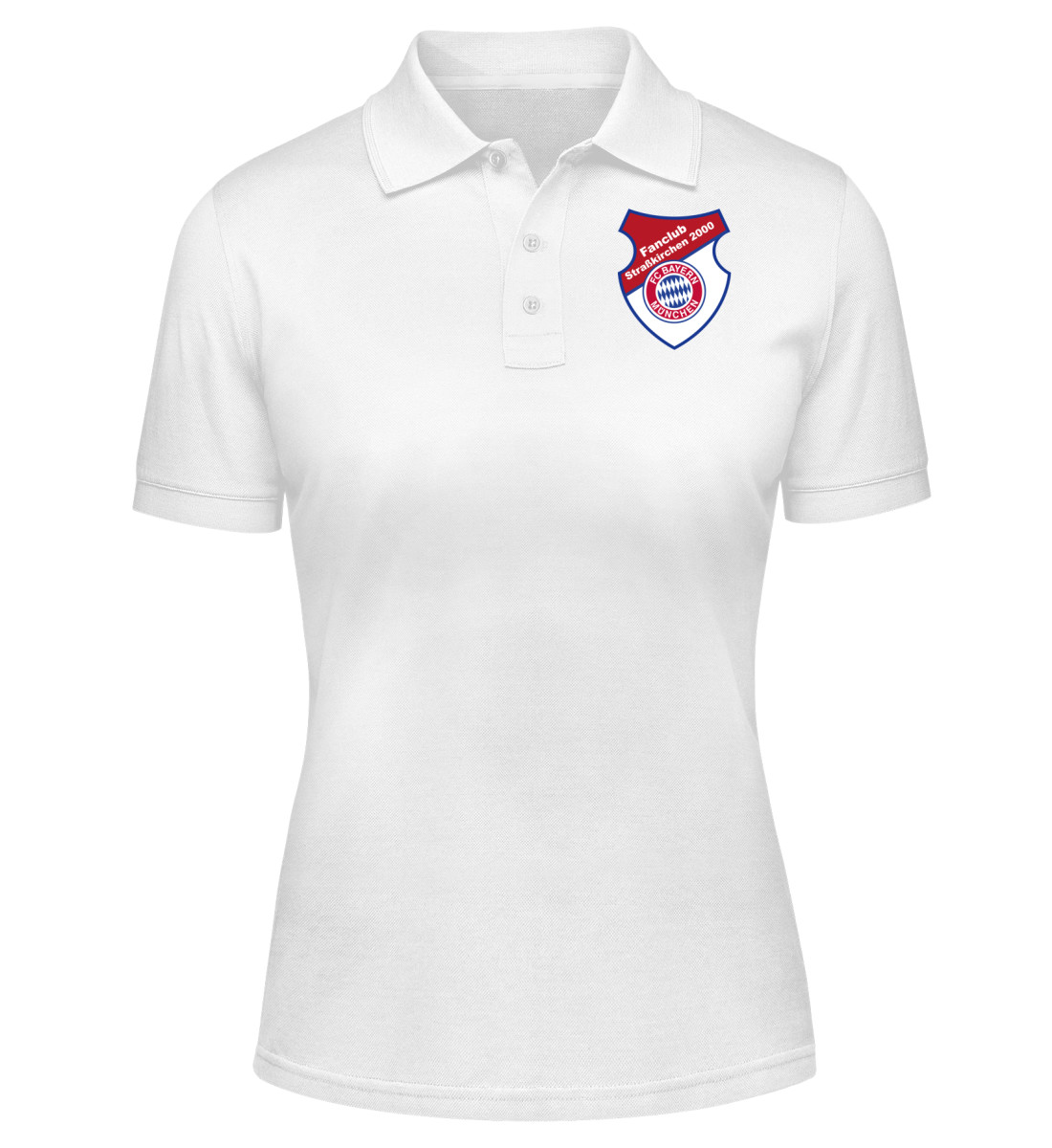 DRJEKI81H3_BCPW457D-3 Damen Poloshirt mit Brust- und Rückendruck (weiß) - Damen Poloshirt-3